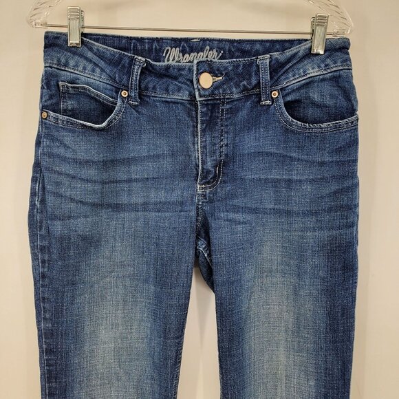 Wrangler Boot Cut Women's Denim Blue Boot Fit Jeans Size 11 x 32 - Picture 8 of 9